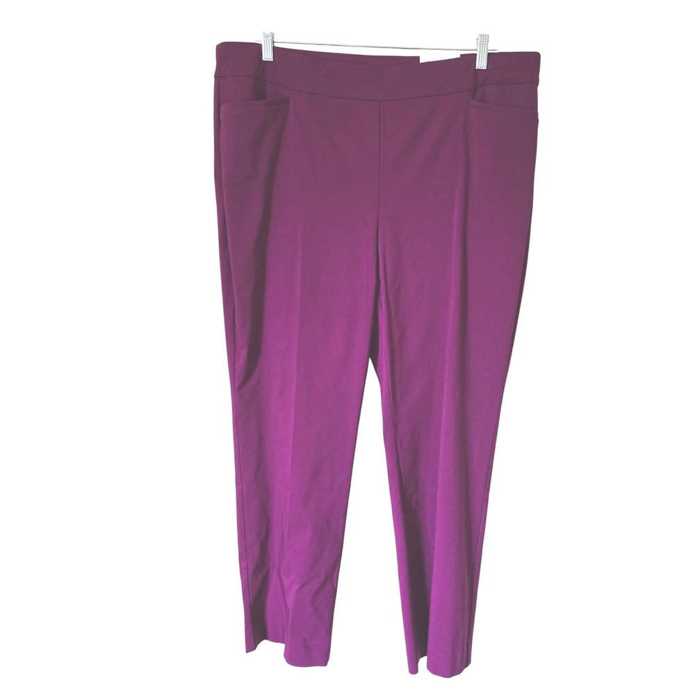 NWT Chico's 3.5 So Slimming Brigitte Slim Leg Pants Womens18 Plus Size